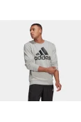 BLUSÃO ADIDAS MOLETOM ESSENTIALS BIG LOGO MASCULINO - Cinza