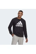 BLUSÃO ADIDAS MOLETOM ESSENTIALS BIG LOGO MASCULINO - Preto/branco