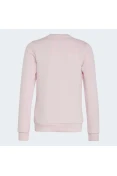 BLUSÃO ADIDAS MOLETOM ESSENTIALS INFANTIL FEMININA - Rosa/branco