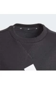 BLUSÃO ADIDAS MOLETOM ESSENTIALS INFANTIL - Preto/branco