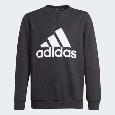 BLUSÃO ADIDAS MOLETOM ESSENTIALS INFANTIL - Preto/branco