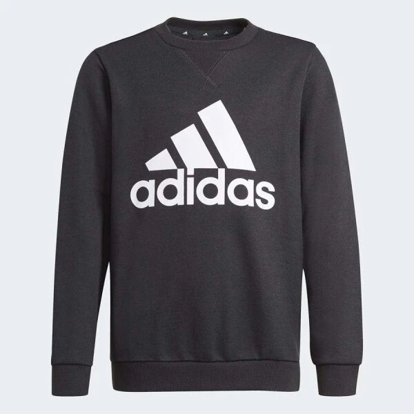 BLUSÃO ADIDAS MOLETOM ESSENTIALS INFANTIL - Preto/branco