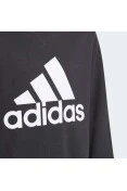 BLUSÃO ADIDAS MOLETOM ESSENTIALS INFANTIL - Preto/branco
