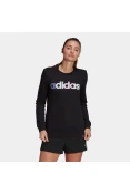 BLUSÃO ADIDAS MOLETOM ESTAMPADO MULTICOLORIDO FEMININO - Preto BLUSÃO ADIDAS MOLETOM ESTAMPADO MULTICOLORIDO FEMININO - Preto