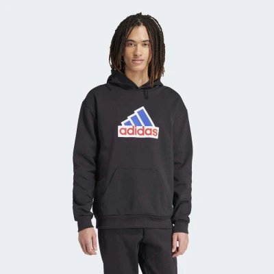 BLUSÃO ADIDAS MOLETOM FI BOS HD OLY MASCULINO - Preto