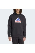 BLUSÃO ADIDAS MOLETOM FI BOS HD OLY MASCULINO - Preto