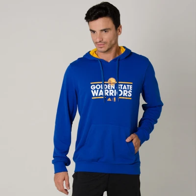 BLUSÃO ADIDAS NBA HOODY GOLDEN STATE WARRIORS MASCULINO - Azul