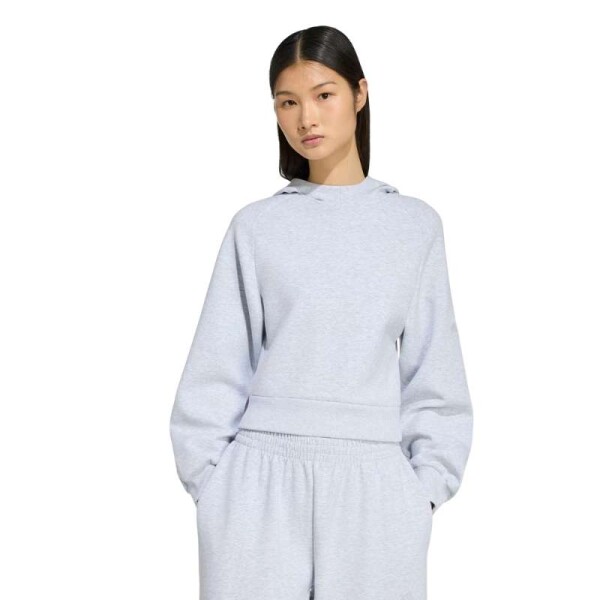BLUSÃO ADIDAS SOFT LUX CAPUZ FEMININO - Cinza