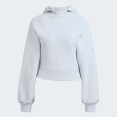 BLUSÃO ADIDAS SOFT LUX CAPUZ FEMININO - Cinza BLUSÃO ADIDAS SOFT LUX CAPUZ FEMININO - Cinza