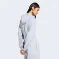BLUSÃO ADIDAS SOFT LUX CAPUZ FEMININO - Cinza BLUSÃO ADIDAS SOFT LUX CAPUZ FEMININO - Cinza