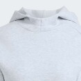 BLUSÃO ADIDAS SOFT LUX CAPUZ FEMININO - Cinza BLUSÃO ADIDAS SOFT LUX CAPUZ FEMININO - Cinza