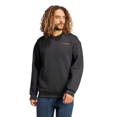 BLUSÃO ADIDAS TERREX XPLORIC CREW MASCULINO - Preto