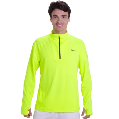 BLUSÃO ASICS THERM LT 1/2 ZIP MASCULINO - Verde BLUSÃO ASICS THERM LT 1/2 ZIP MASCULINO - Verde