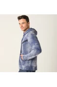 BLUSÃO ASICS TRAINING HEX HOODY MASCULINO - Azul