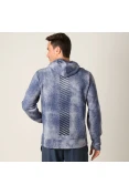 BLUSÃO ASICS TRAINING HEX HOODY MASCULINO - Azul