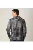 BLUSÃO ASICS TRAINING HEX HOODY MASCULINO - Cinza