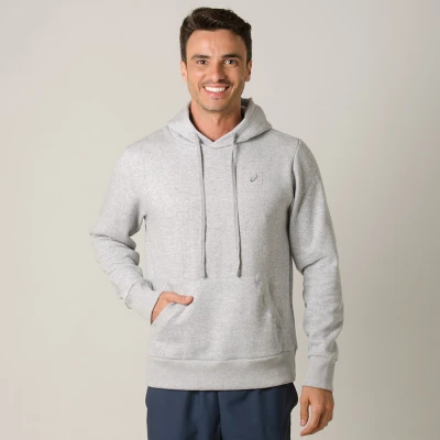 BLUSÃO ASICS TRAINING SWEAT HOODY MASCULINO - Cinza BLUSÃO ASICS TRAINING SWEAT HOODY MASCULINO - Cinza