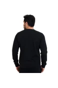 BLUSÃO CLUB FLEECE SWOOSH PLUS CREW 727743 - Preto/azul BLUSÃO CLUB FLEECE SWOOSH PLUS CREW 727743 - Preto/azul