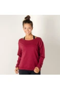 BLUSÃO COLCCI MOLETOM FEMININO - Bordo BLUSÃO COLCCI MOLETOM FEMININO - Bordo