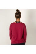 BLUSÃO COLCCI MOLETOM FEMININO - Bordo BLUSÃO COLCCI MOLETOM FEMININO - Bordo