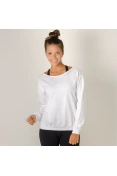 BLUSÃO COLCCI MOLETOM FEMININO - Branco BLUSÃO COLCCI MOLETOM FEMININO - Branco
