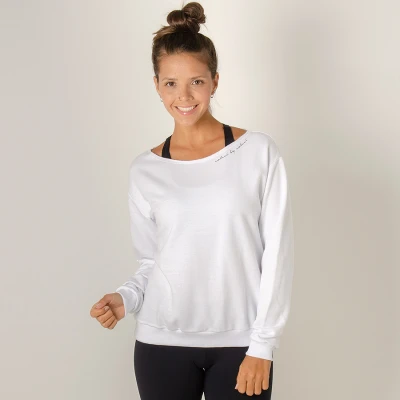 BLUSÃO COLCCI MOLETOM FEMININO - Branco BLUSÃO COLCCI MOLETOM FEMININO - Branco