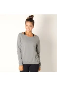BLUSÃO COLCCI MOLETOM FEMININO - Cinza BLUSÃO COLCCI MOLETOM FEMININO - Cinza