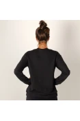 BLUSÃO COLCCI MOLETOM FEMININO - Preto BLUSÃO COLCCI MOLETOM FEMININO - Preto