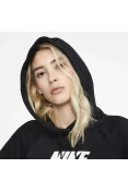 BLUSÃO FLEECE NIKE ESSENTIAL HOODIE FEMININO - Preto