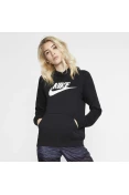 BLUSÃO FLEECE NIKE ESSENTIAL HOODIE FEMININO - Preto