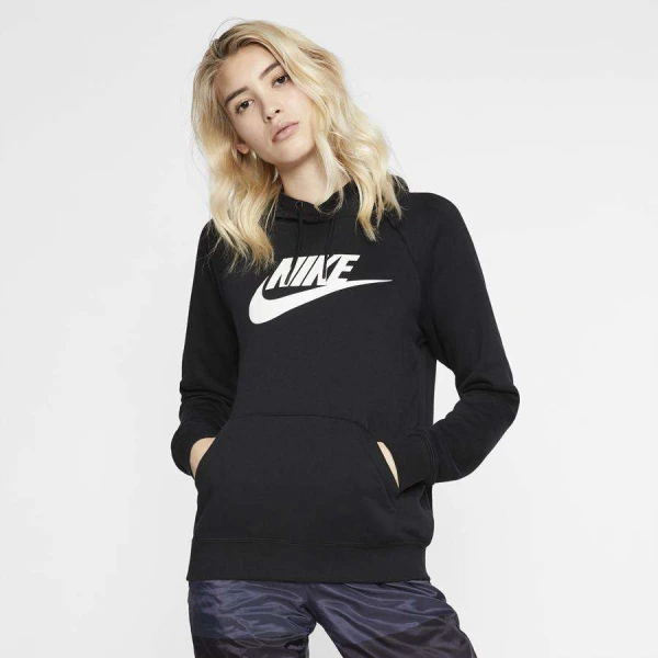 BLUSÃO FLEECE NIKE ESSENTIAL HOODIE FEMININO - Preto