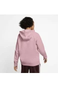 BLUSÃO FLEECE NIKE ESSENTIAL HOODIE FEMININO - Rosa BLUSÃO FLEECE NIKE ESSENTIAL HOODIE FEMININO - Rosa