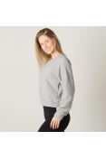 BLUSÃO LIVE PLUSH BREATHE ZEN FEMININO - Cinza
