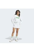 BLUSÃO MOLETINHO ADIDAS ESTAMPADO COLLEGE FEMININO - Cinza