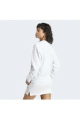 BLUSÃO MOLETINHO ADIDAS ESTAMPADO COLLEGE FEMININO - Cinza