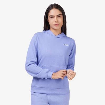 BLUSÃO MOLETOM FILA COM CAPUZ CLASSIC FEMININO - Azul BLUSÃO MOLETOM FILA COM CAPUZ CLASSIC FEMININO - Azul