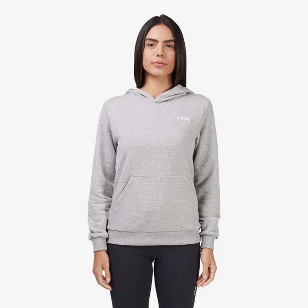 BLUSÃO MOLETOM FILA COM CAPUZ CLASSIC FEMININO - Cinza BLUSÃO MOLETOM FILA COM CAPUZ CLASSIC FEMININO - Cinza