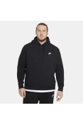 BLUSÃO MOLETOM NIKE SPORTSWEAR CLUB FLEECE PULLOVER COM CAPUZ MASCULINO - Preto BLUSÃO MOLETOM NIKE SPORTSWEAR CLUB FLEECE PULLOVER COM CAPUZ MASCULINO - Preto