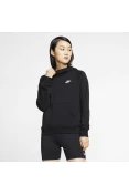 BLUSAO MOLETOM NIKE SPORTSWEAR ESSENTIAL FUL-NECK FLEECE PULLOVER FEMININO - Preto