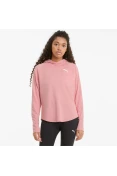 BLUSÃO MOLETOM PUMA ACTIVE FEMININO - Rosa BLUSÃO MOLETOM PUMA ACTIVE FEMININO - Rosa