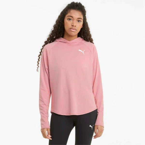 BLUSÃO MOLETOM PUMA ACTIVE FEMININO - Rosa BLUSÃO MOLETOM PUMA ACTIVE FEMININO - Rosa