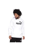 BLUSÃO MOLETOM PUMA COM CAPUZ ESSENTIALS BIG LOGO MASCULINO - Branco BLUSÃO MOLETOM PUMA COM CAPUZ ESSENTIALS BIG LOGO MASCULINO - Branco