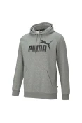 BLUSÃO MOLETOM PUMA COM CAPUZ ESSENTIALS BIG LOGO MASCULINO - Cinza BLUSÃO MOLETOM PUMA COM CAPUZ ESSENTIALS BIG LOGO MASCULINO - Cinza