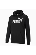 BLUSÃO MOLETOM PUMA COM CAPUZ ESSENTIALS BIG LOGO MASCULINO - Preto BLUSÃO MOLETOM PUMA COM CAPUZ ESSENTIALS BIG LOGO MASCULINO - Preto