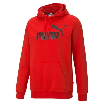 BLUSÃO MOLETOM PUMA COM CAPUZ ESSENTIALS BIG LOGO MASCULINO - Vermelho BLUSÃO MOLETOM PUMA COM CAPUZ ESSENTIALS BIG LOGO MASCULINO - Vermelho