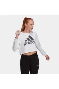 BLUSÃO MOLETON ADIDAS ESTAMPA LEOPARDO FEMININO - Branco BLUSÃO MOLETON ADIDAS ESTAMPA LEOPARDO FEMININO - Branco