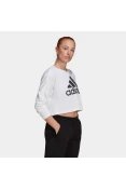 BLUSÃO MOLETON ADIDAS ESTAMPA LEOPARDO FEMININO - Branco BLUSÃO MOLETON ADIDAS ESTAMPA LEOPARDO FEMININO - Branco