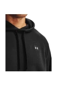 BLUSÃO MOLETON DE TREINO UNDER ARMOUR RIVAL FLEECE HOODIE MASCULINO - Preto BLUSÃO MOLETON DE TREINO UNDER ARMOUR RIVAL FLEECE HOODIE MASCULINO - Preto