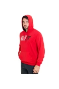 BLUSÃO NBA CHICAGO BULLS MASCULINO COM CAPUZ - Vermelho/branco BLUSÃO NBA CHICAGO BULLS MASCULINO COM CAPUZ - Vermelho/branco