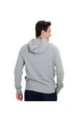 BLUSÃO NIKE AW77 FRENCH TERRY FUTURA MASCULINO - Cinza/vermelho BLUSÃO NIKE AW77 FRENCH TERRY FUTURA MASCULINO - Cinza/vermelho